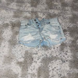 American Eagle Distressed Denim Shorts